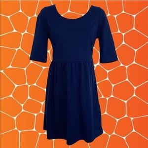 Vintage 80's Royal Blue Dress